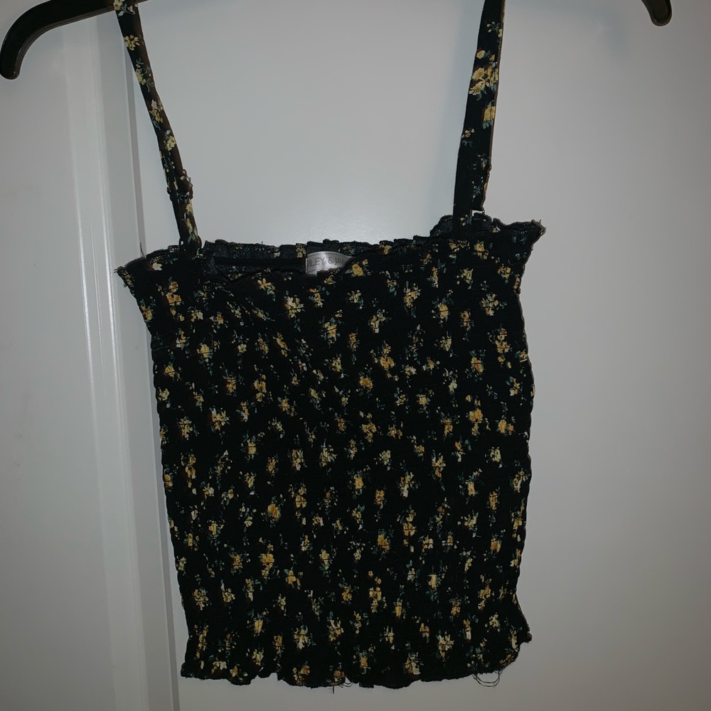 flower print tank top